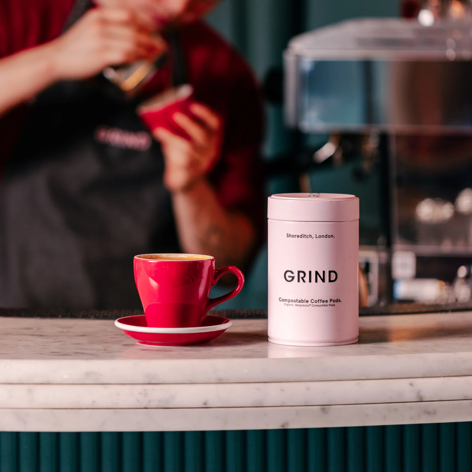 Black Coffee Cups and Saucers - Image 11