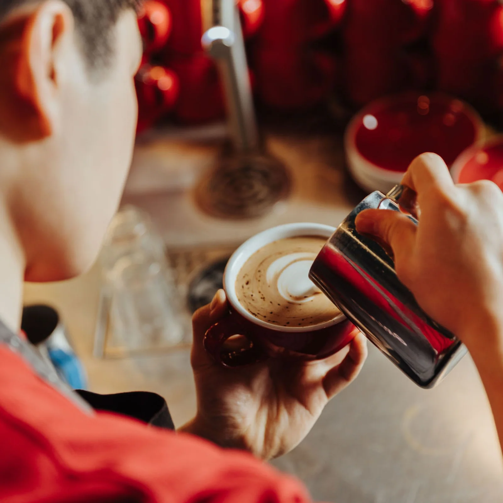 Black Coffee Cups and Saucers - Image 13