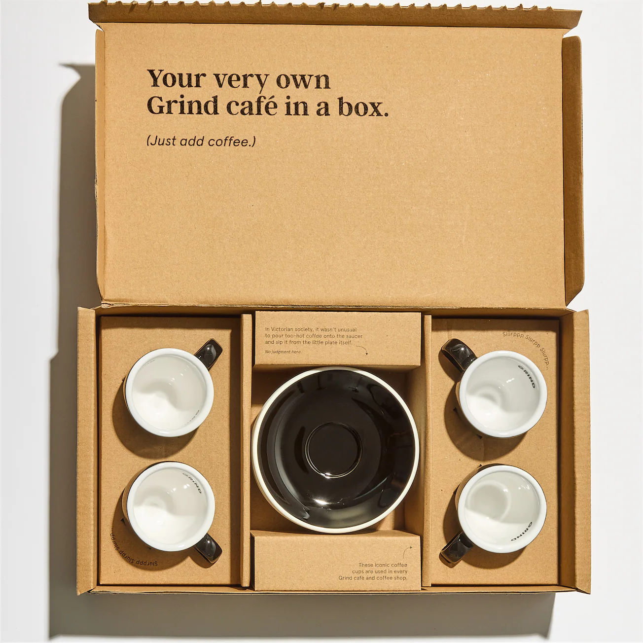 Black Coffee Cups and Saucers - Image 9