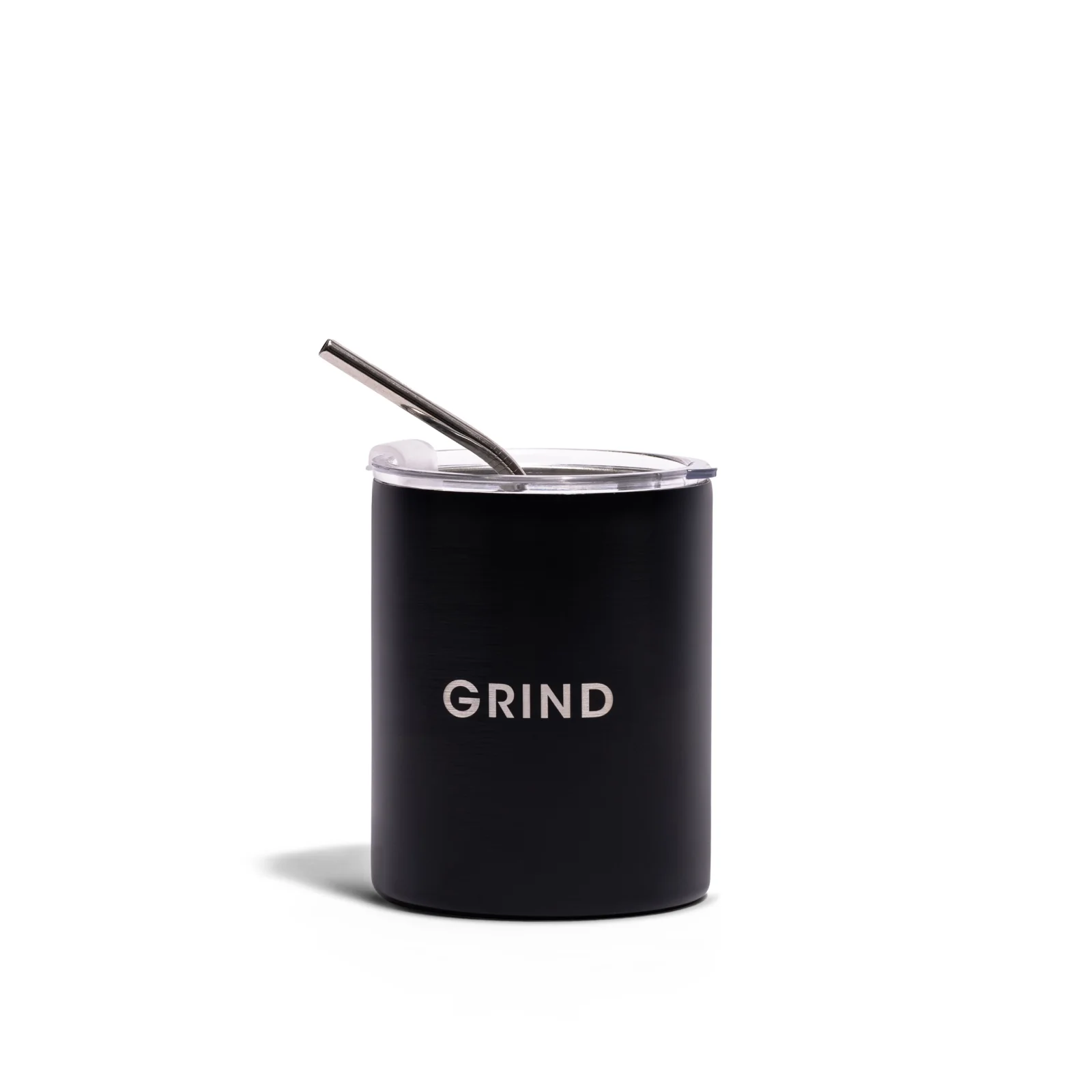 Black Reusable Stainless Steel Coffee Cup - Image 3