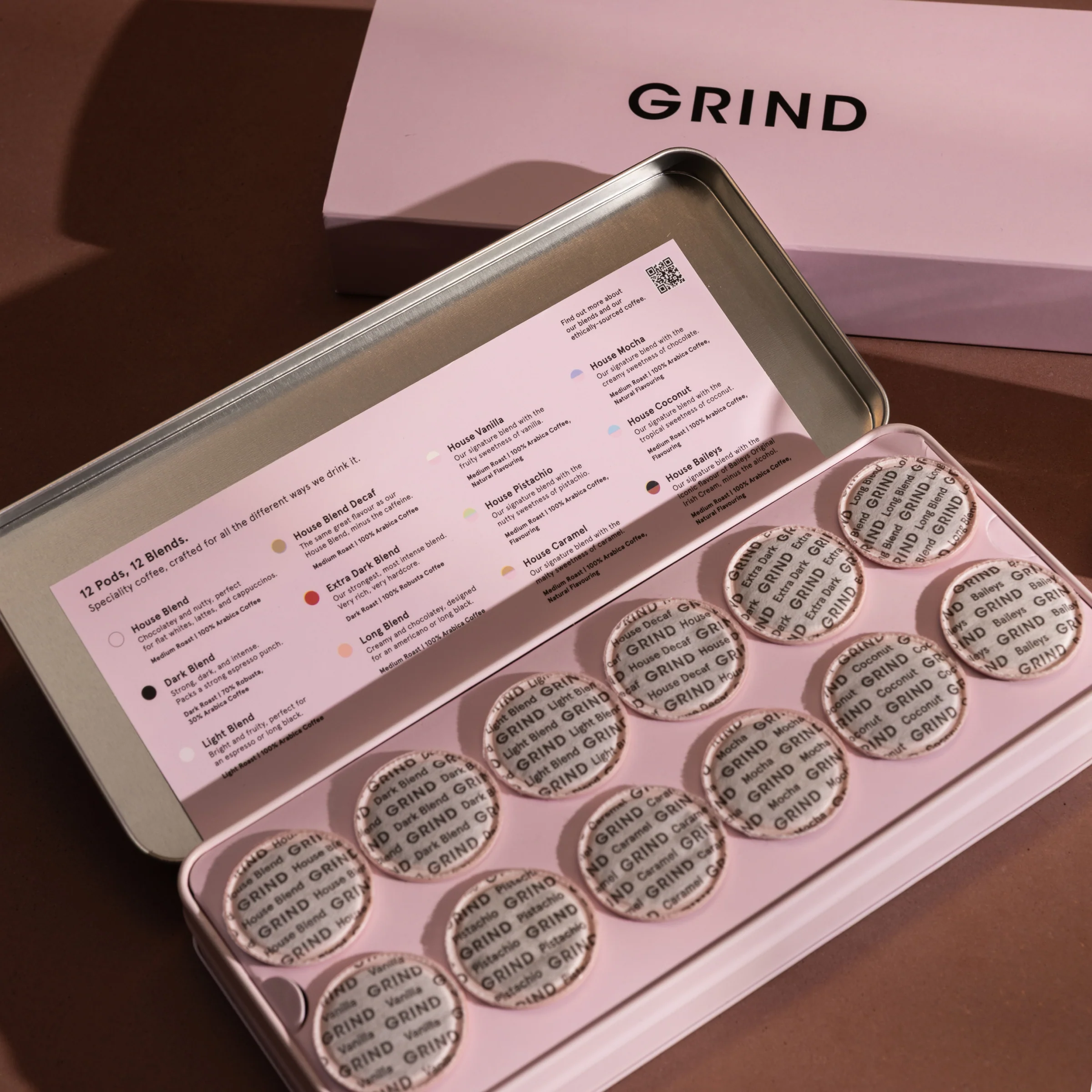 Coffee Pod Taster Tin
