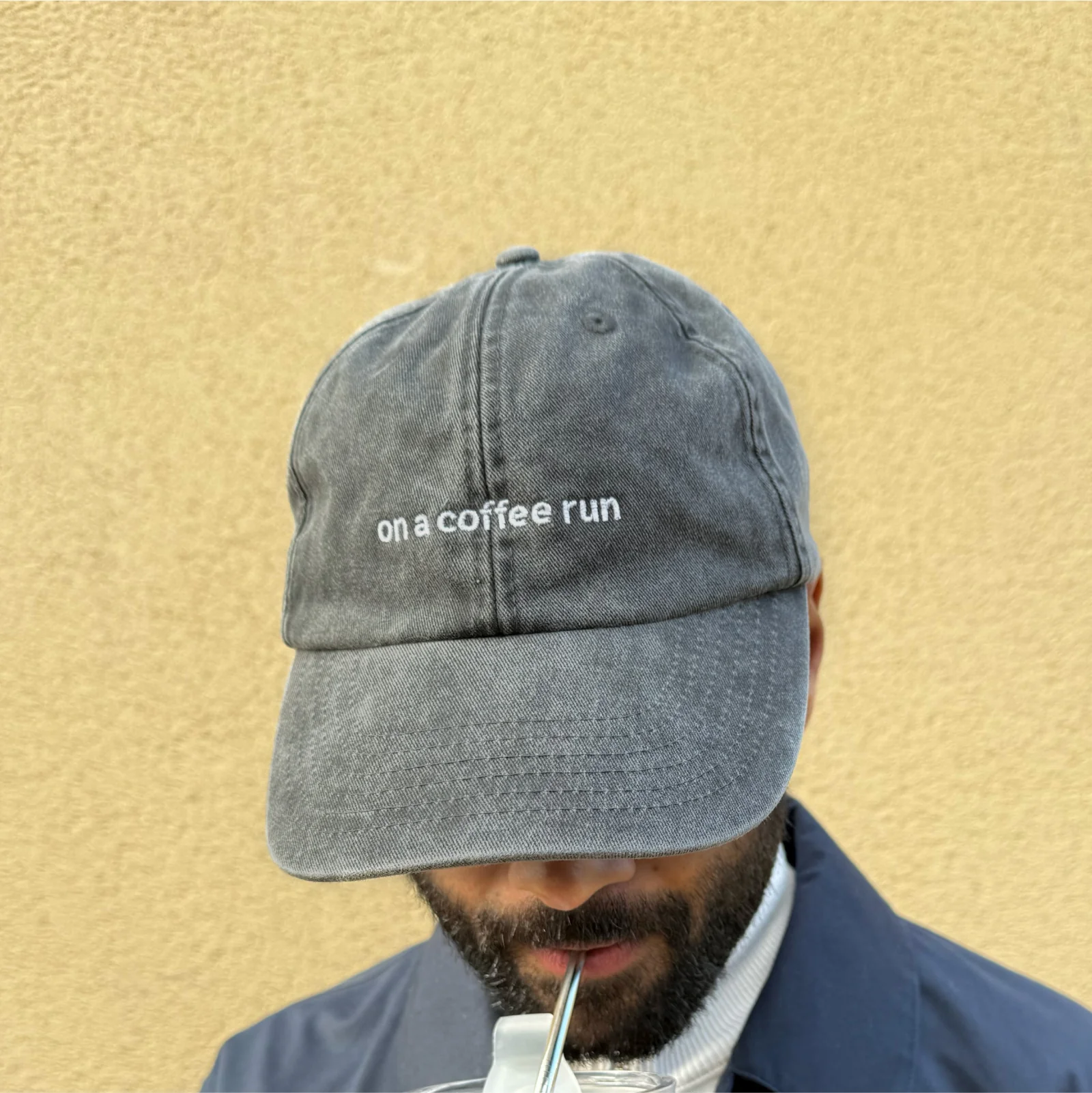 On a Coffee Run Baseball Cap - Image 3