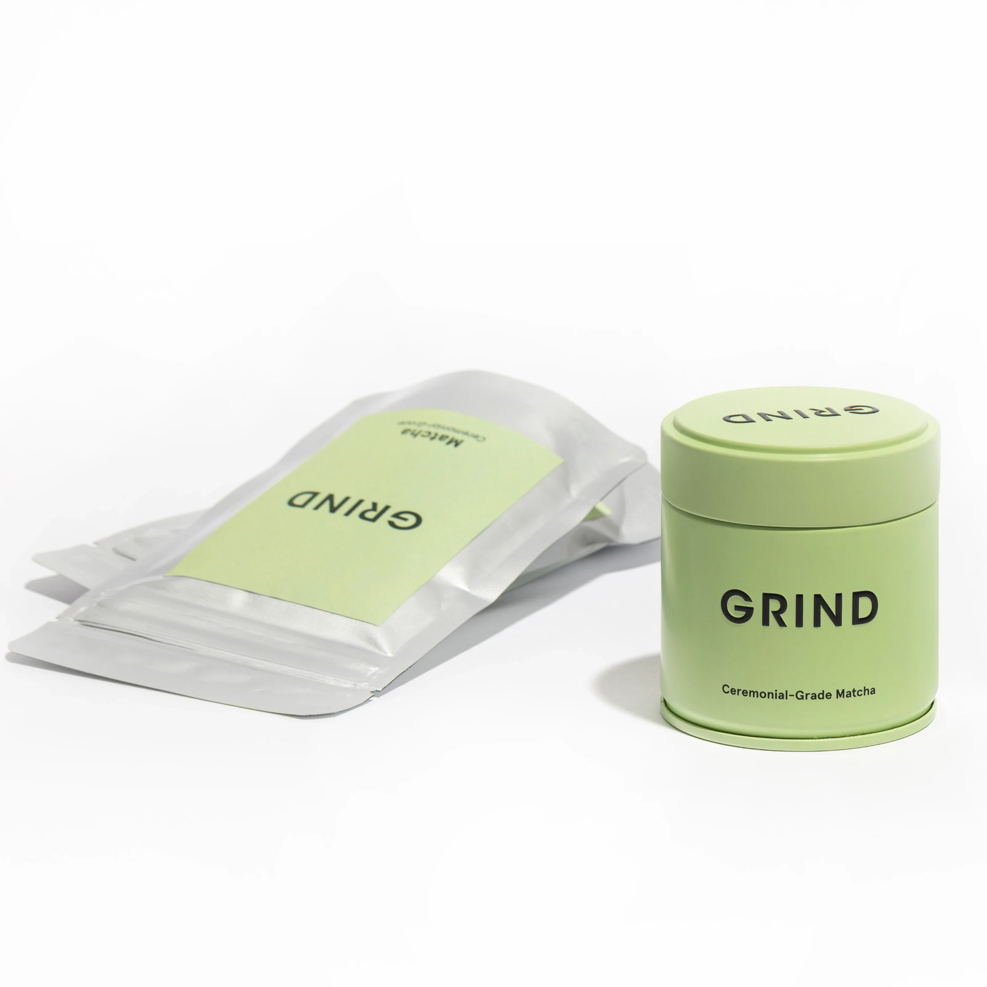 Grind Matcha Tin & 60g Matcha Powder - Image 3