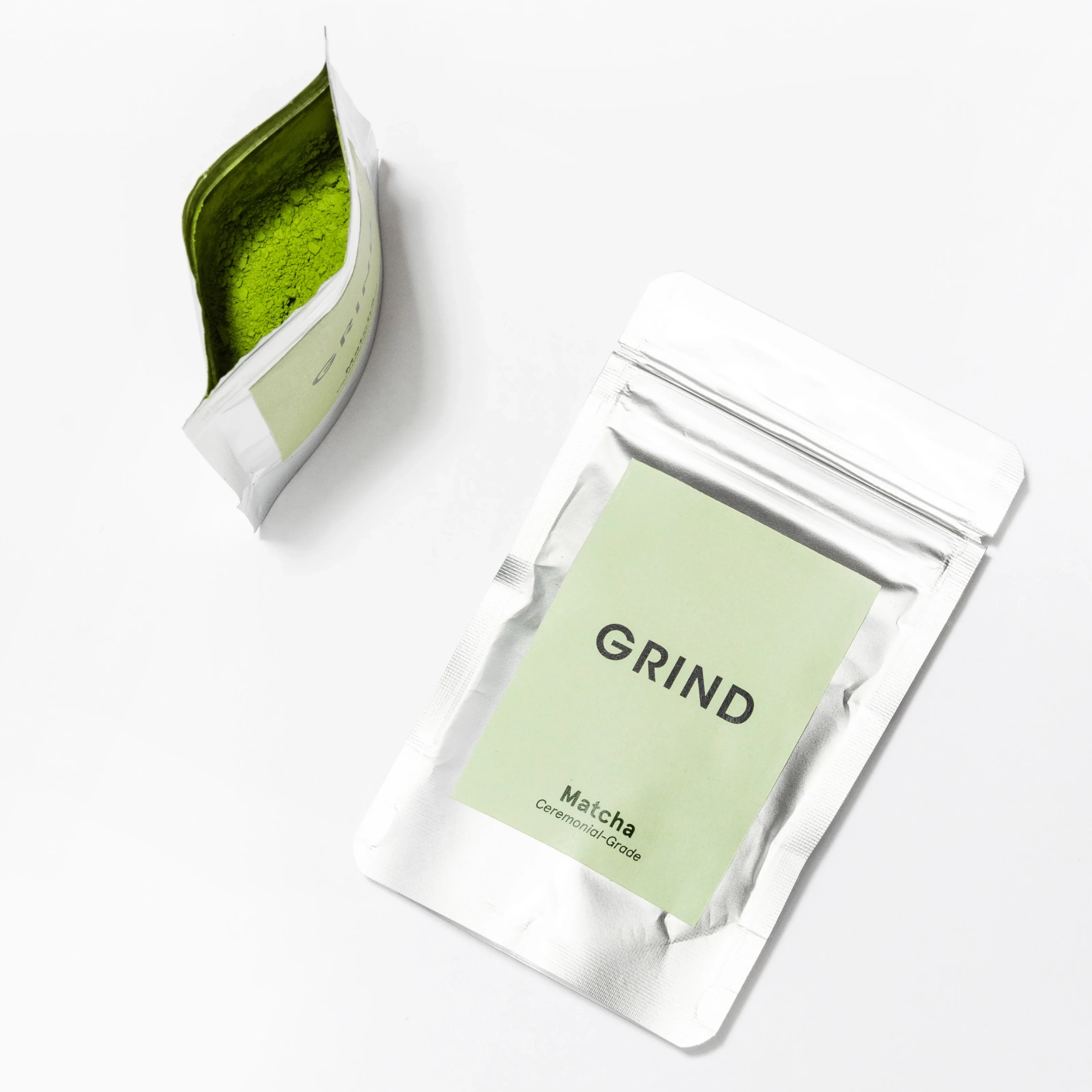 Matcha Powder Refill Pouches 60g - Image 2
