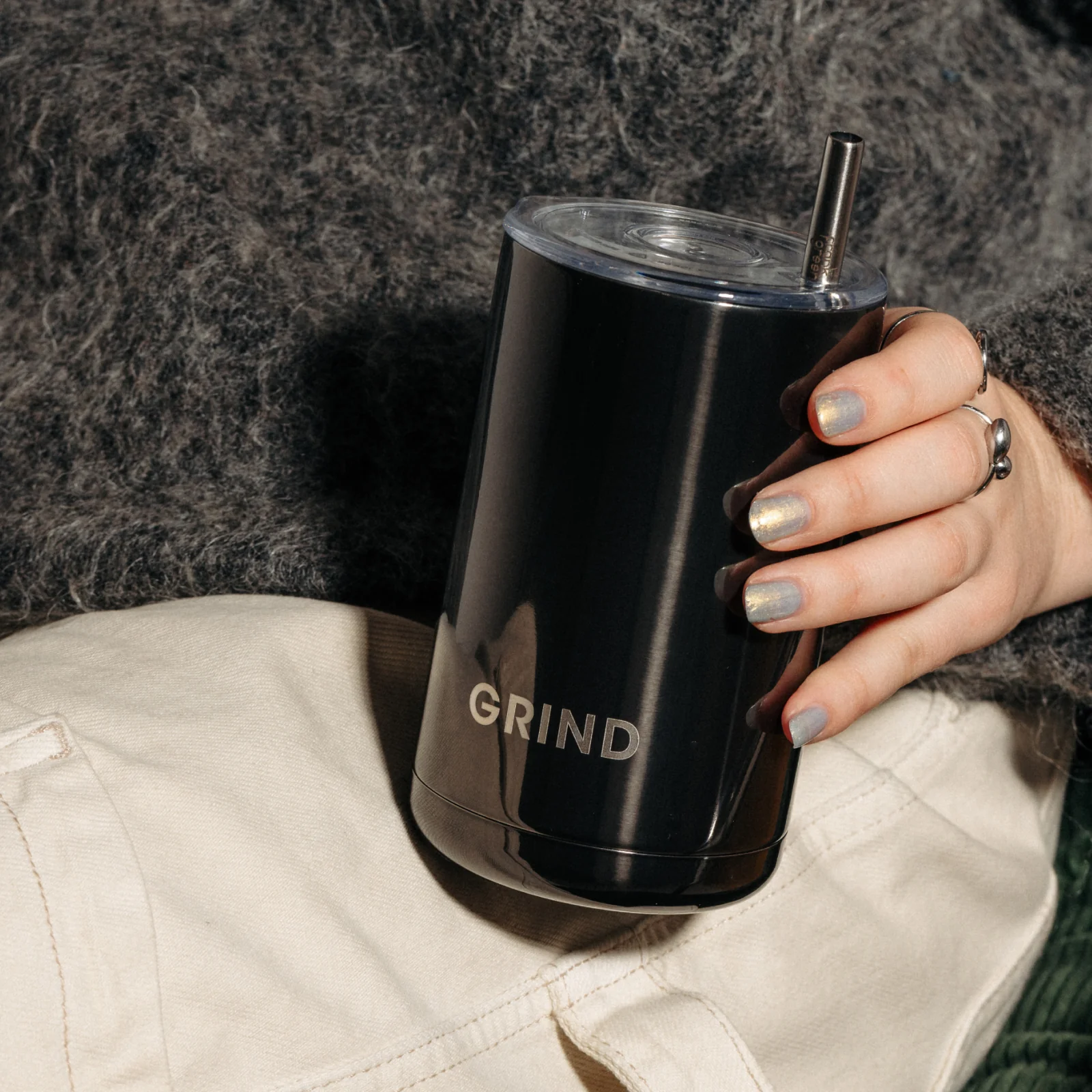 Grind x frank green Reusable Iced Coffee Cup - Image 3