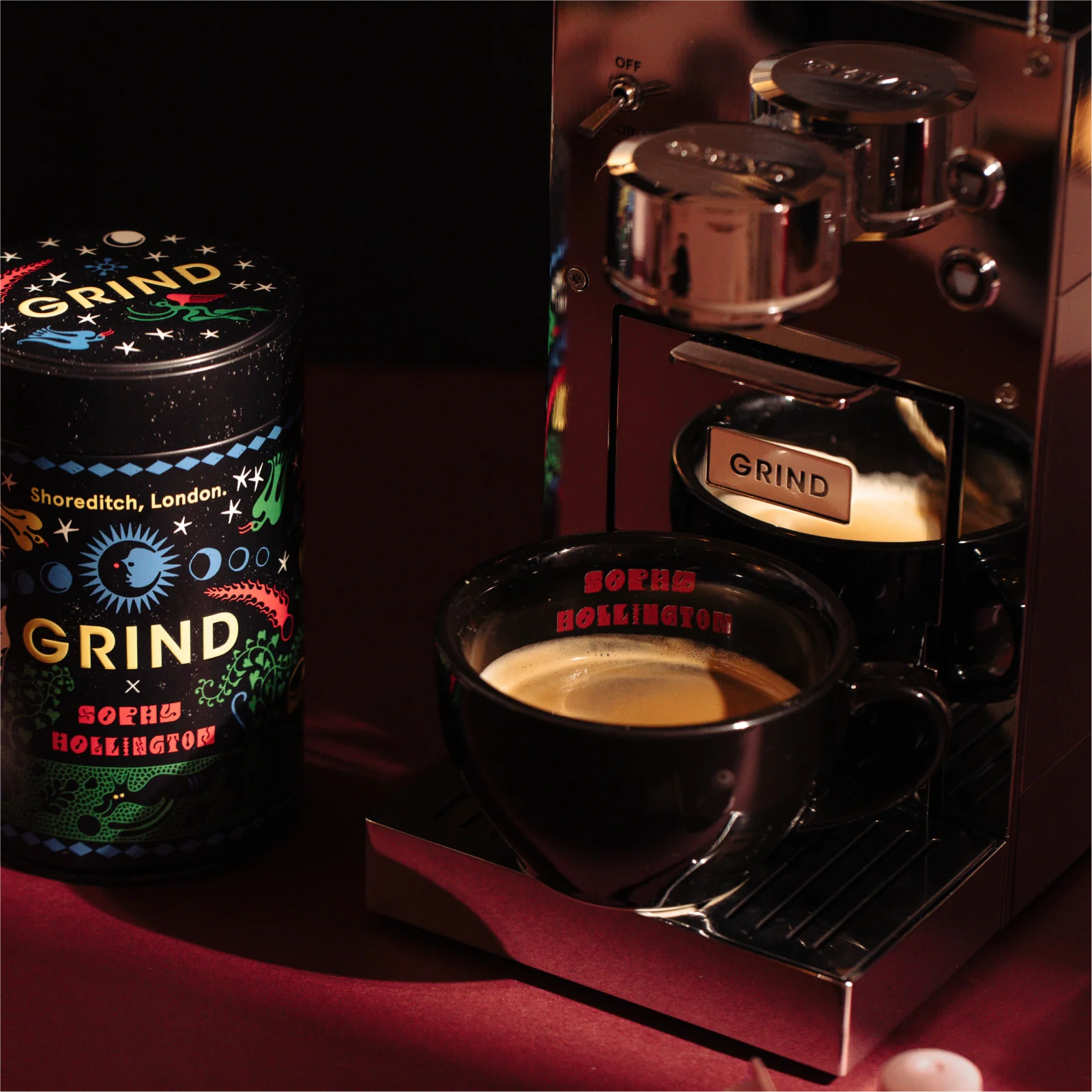 Grind x Sophy Hollington Coffee Cups & Saucers Set - Image 10