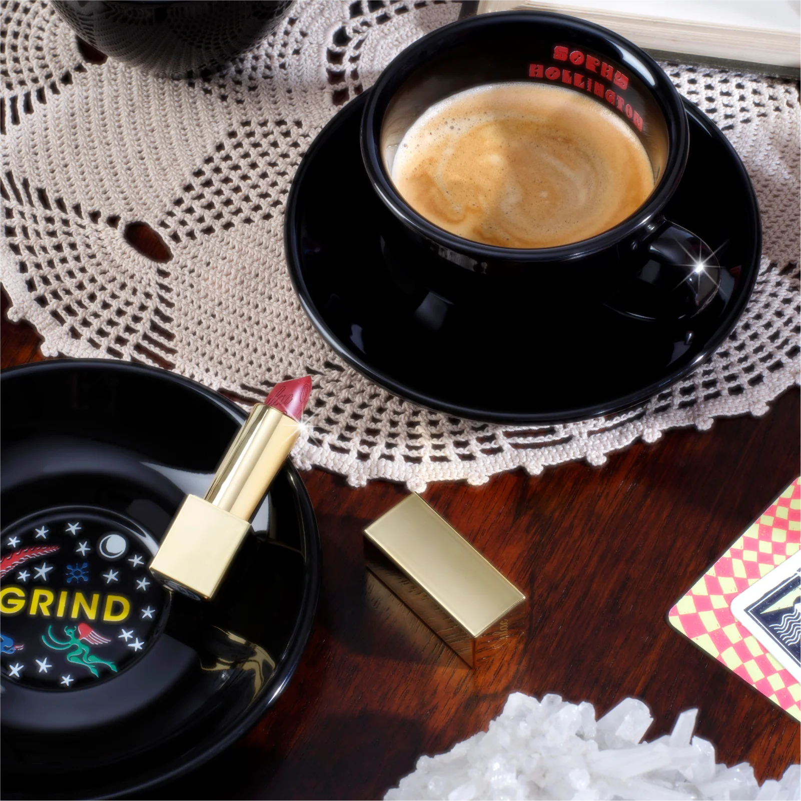 Grind x Sophy Hollington Coffee Cups & Saucers Set - Image 2