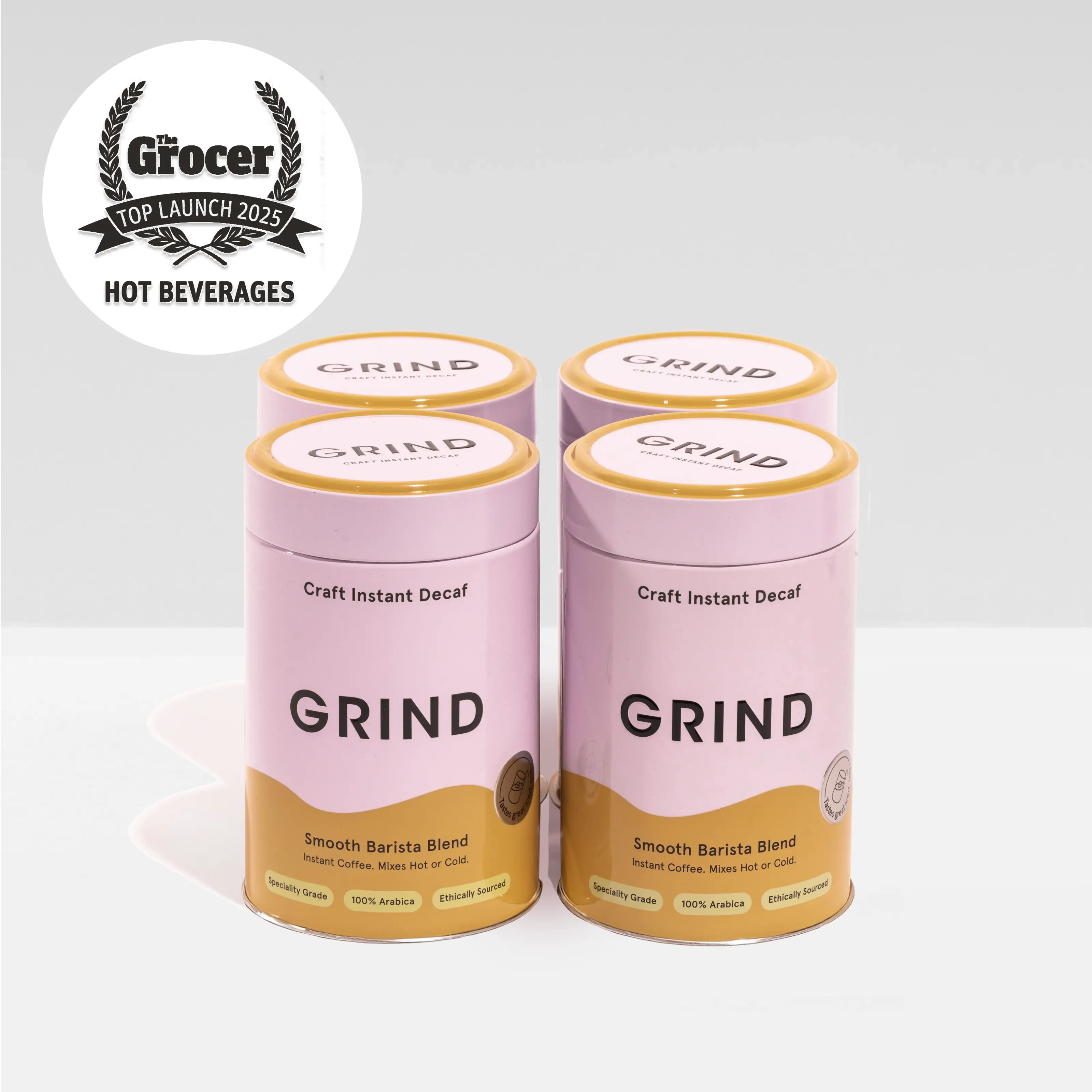 Craft Instant Decaf Coffee Tin - Barista Blend Pack of 4