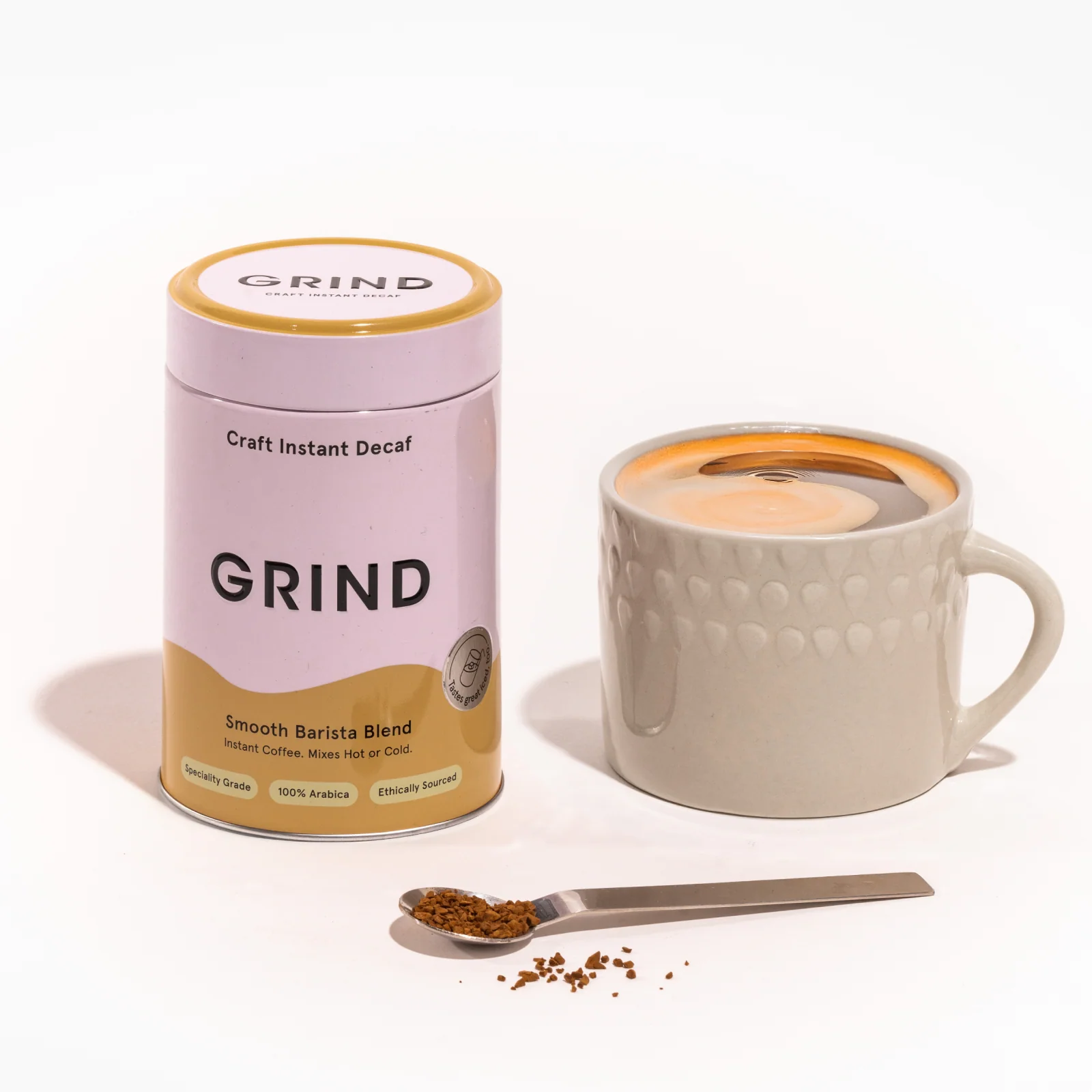 Craft Instant Decaf Coffee Tin - Barista Blend Pack of 4 - Image 3