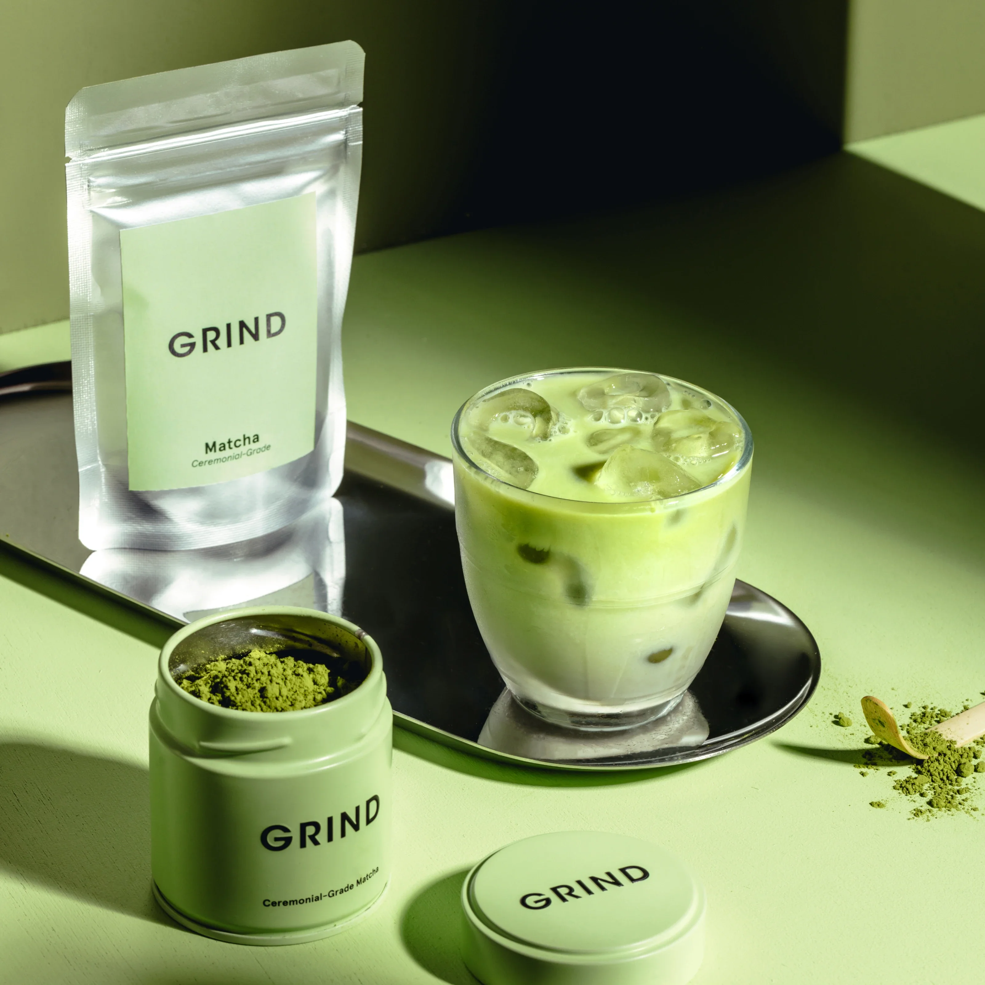 Grind Tin of Matcha Powder - Image 5