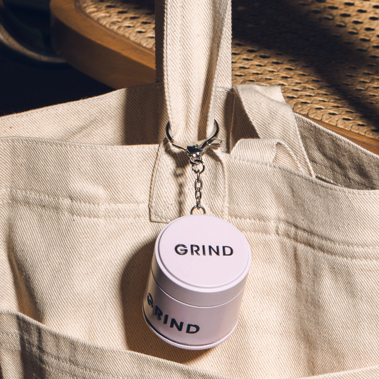 Mini Grind Tin Keyring - Image 5