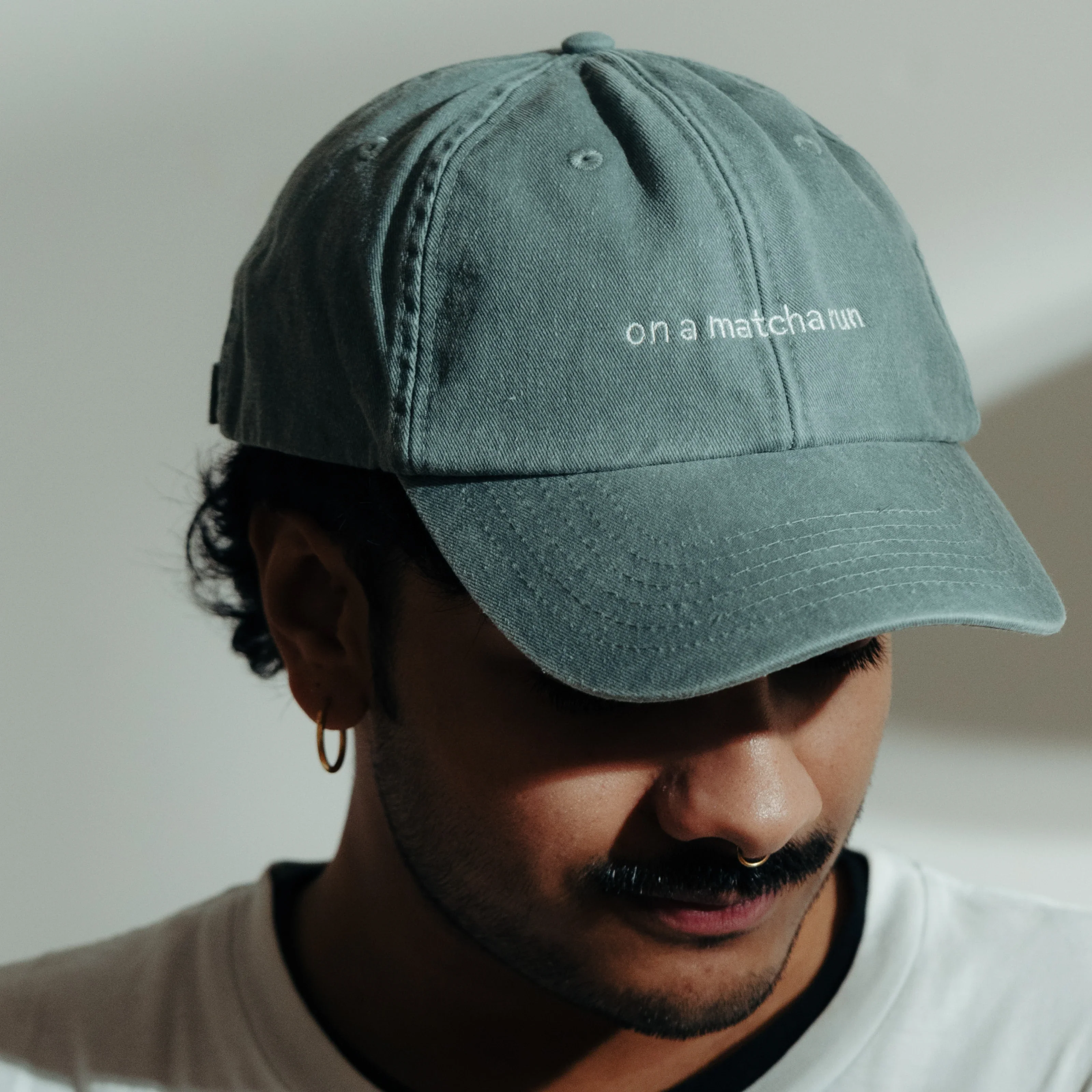 On a Matcha Run Baseball Cap - Image 2