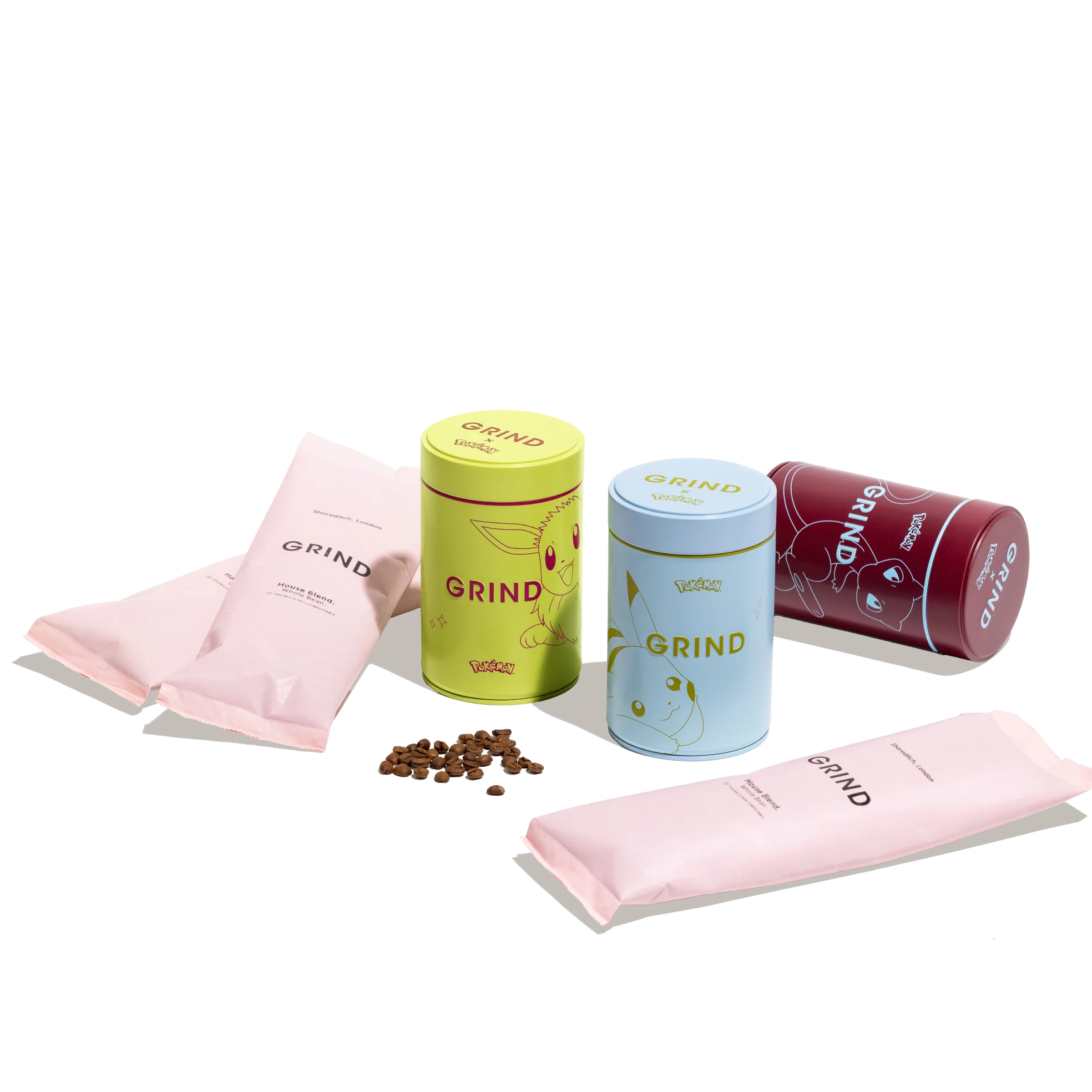Grind x Pokémon 3 Tins & Coffee Bundle - Image 2
